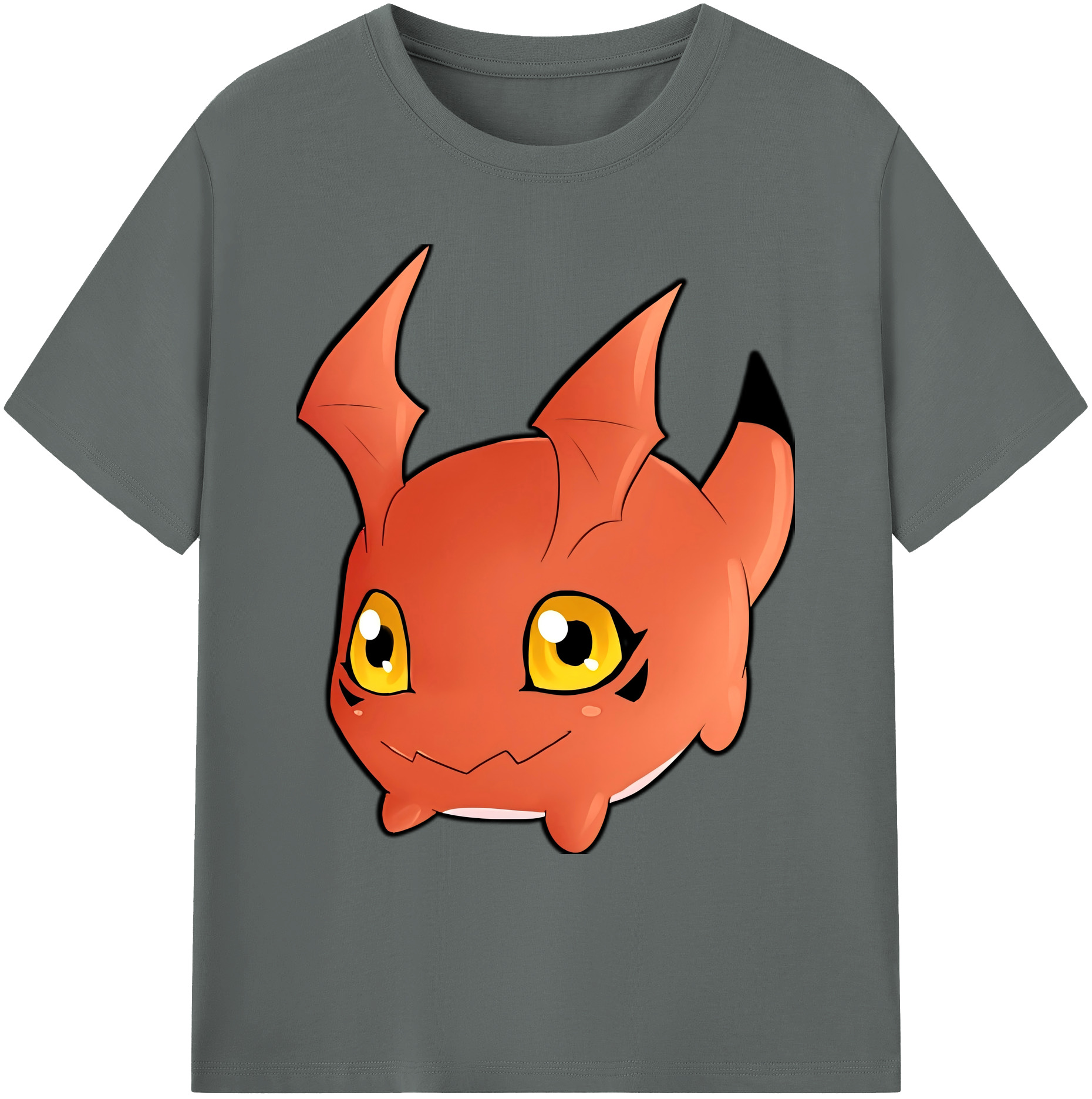 （画像用） Digimon デジタルモンスター/デジモン 綿100％ メンズ半袖Tシャツ｜肌触りやわらか＆通気性